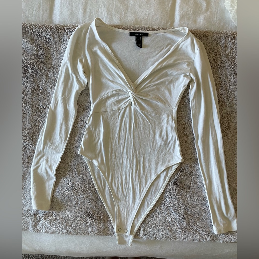 Forever 21 White Bodysuit